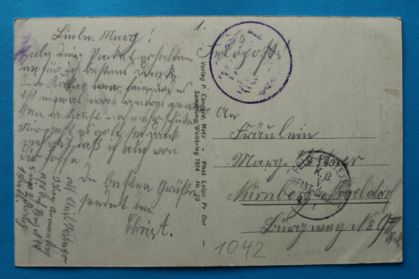 Postcard PC 1913 Varvinay WWI France